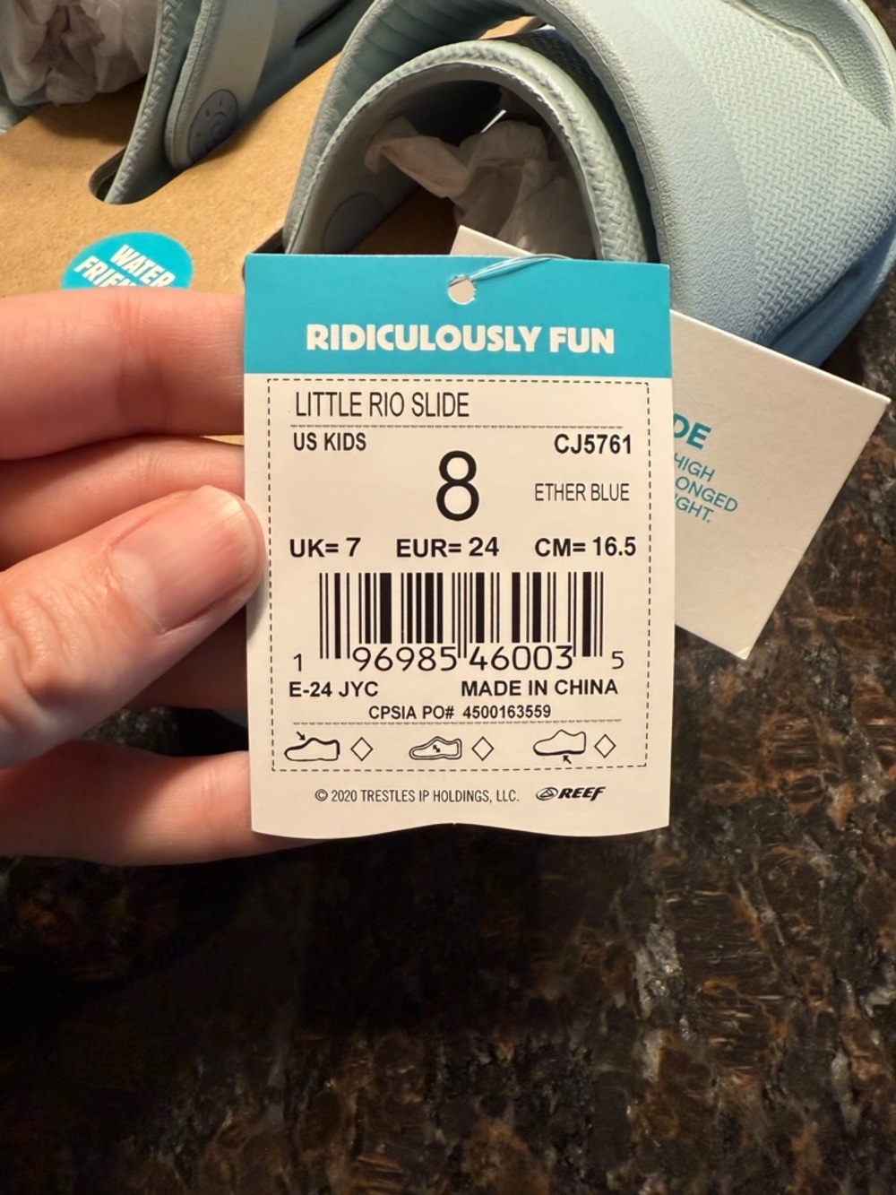 Reef Kids Little Rio Slides - Picture 3 of 3